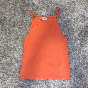 MOSSIMO coral halter neck tank top